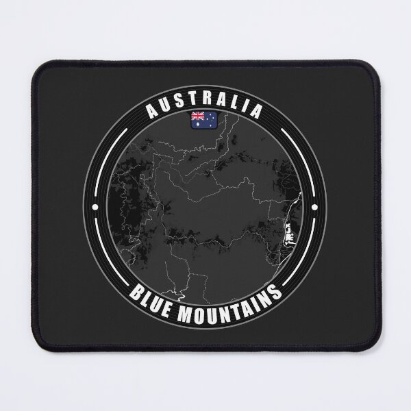 Item preview, Blue Mountains Australia City Map designed and sold by Thistle-TShop.