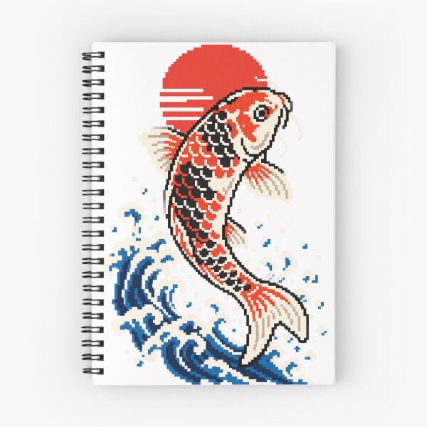 Item preview, Pixel Koi Fish – Retro Japanese Pixel Art designed and sold by KASUMINK.