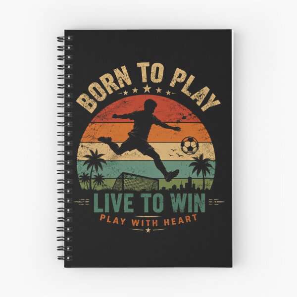 Item preview, Born To Play Live To Win Play With Heart Soccer Football Player Fan Athlete designed and sold by HumansStuck12.