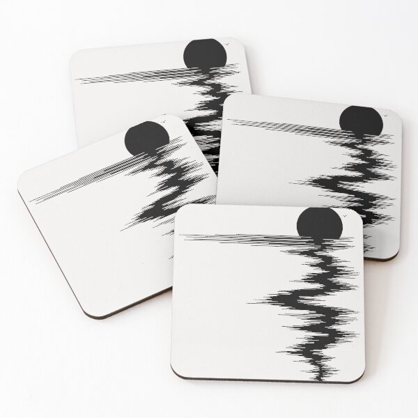 Item preview, Moonlit Reflection Abstract Graphic Art designed and sold by YarningsandYear.