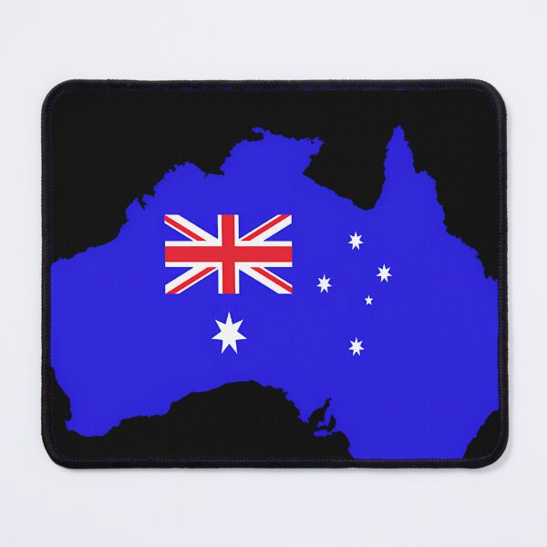 Item preview, Australia Map And Flag designed and sold by UncleSamArts.