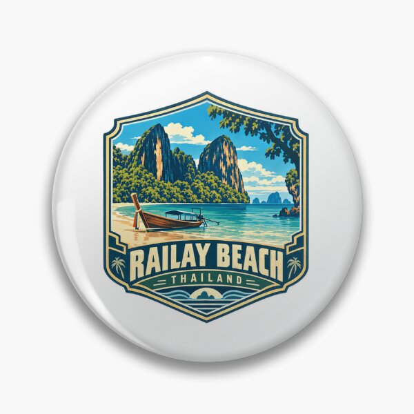 Item preview, Railay Beach Thailand Travel Vacation Destination Souvenir designed and sold by Star3NowForMe.