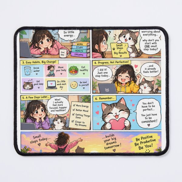 Item preview, Good Message Be Productive designed and sold by Gauri Desai.