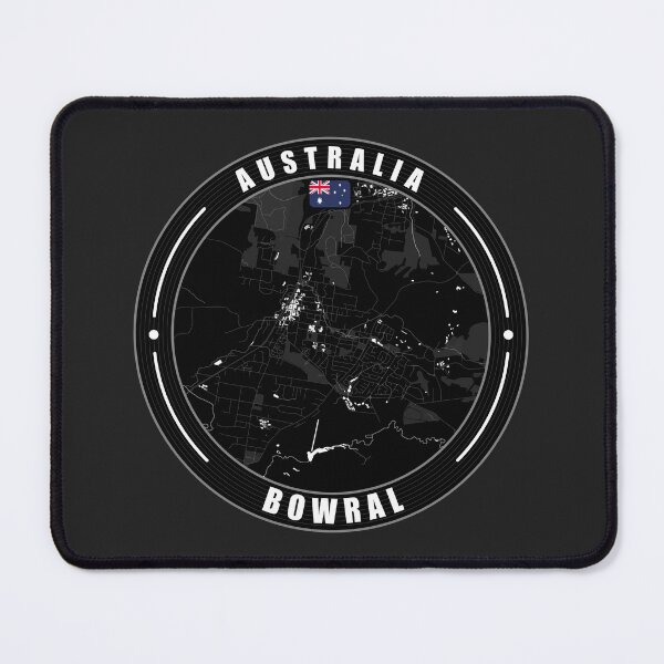 Item preview, Bowral Australia City Map designed and sold by Thistle-TShop.