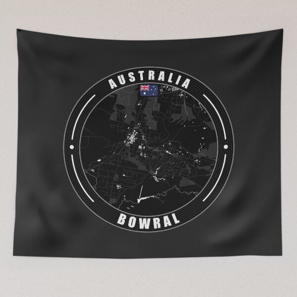 Item preview, Bowral Australia City Map  designed and sold by Thistle-TShop.