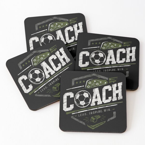 Item preview, Coach Lead Inspire Win Soccer Coaching Staff Appreciation designed and sold by SkeletonsDanger.