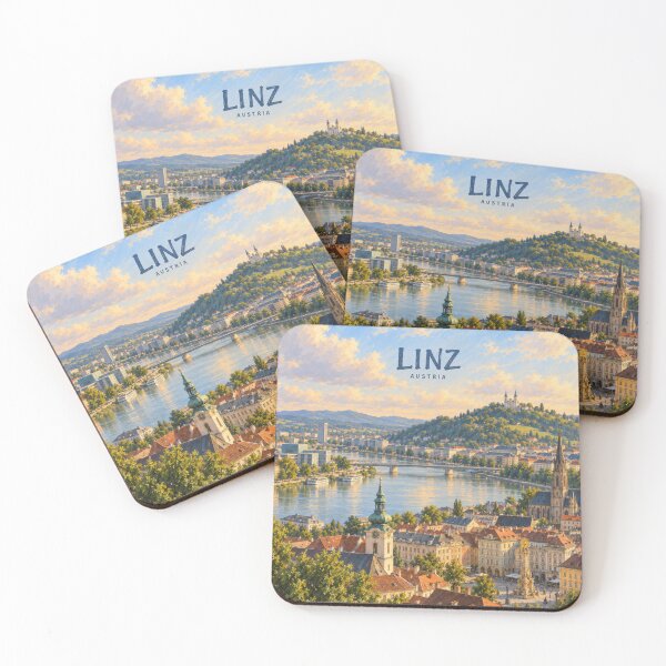 Item preview, Linz Painterly Austrian City Impression designed and sold by MichaeIRellov.