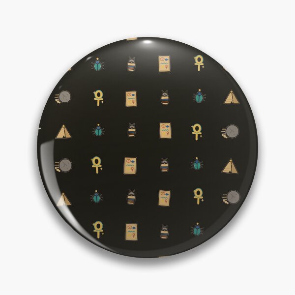 Item preview, Ancient Egyptian Mummy Tomb Vector Micro Icon Seamless Pattern designed and sold by KungPowUnicorn.
