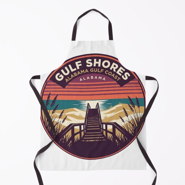 Item preview, Gulf Shores Alabama Sunset Dune Overlook Circle Sticker designed and sold by DetourDgn.