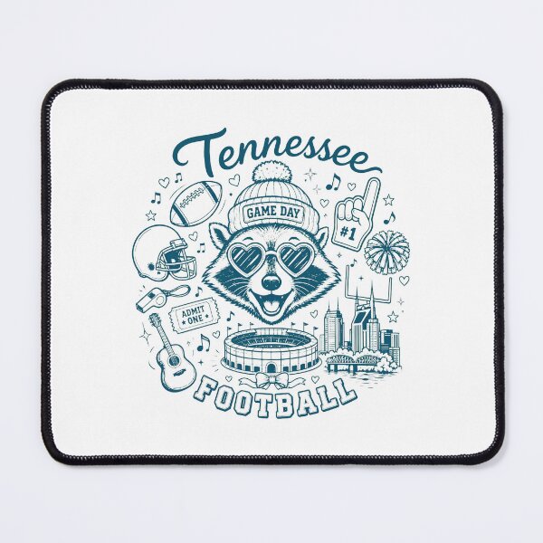 Item preview, Tennessee Football Raccoon Game Day Retro Tee designed and sold by olacassandra.