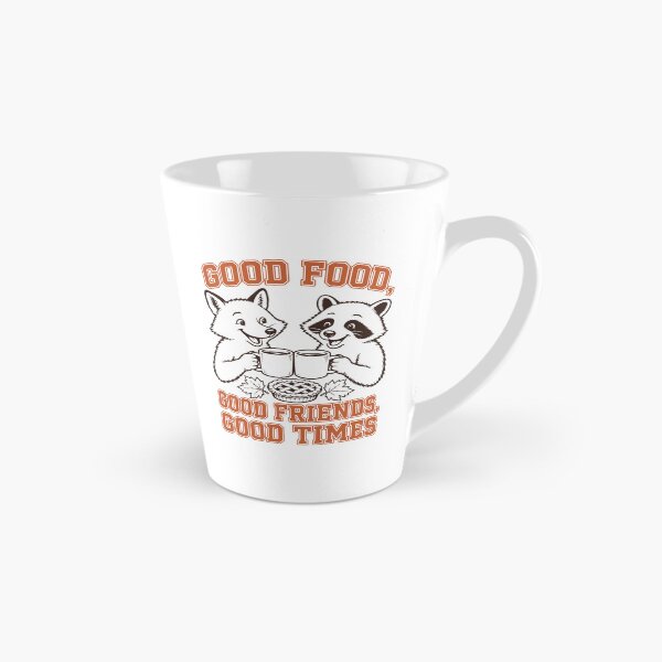 Item preview, Good Food, Good Friends – Cute Raccoon & Fox designed and sold by Sed94.