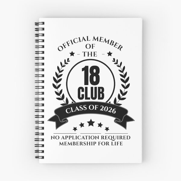 Item preview, Official Member of 18 Club Birthday designed and sold by NumbersFort.