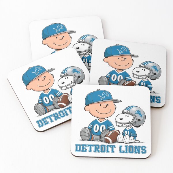 Item preview, Snoopy And Charlie Detroit Football Fan designed and sold by CaneufeyCip.