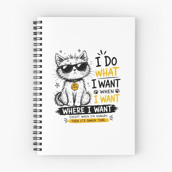 Item preview, Funny Cat I Do What I Want Sunglasses Snack Time Quote designed and sold by Dmo3HarkoArt.