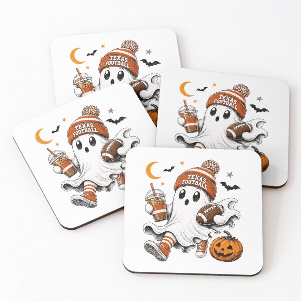 Item preview, Halloween Ghost Football Coffee Fan Tee designed and sold by sesenlavadie.