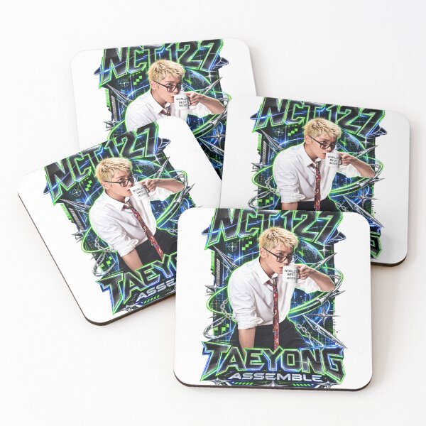 Item preview, Blingy Taeyong NCT Electric Green Tribal Chrome Graphic designed and sold by Valeree Store.