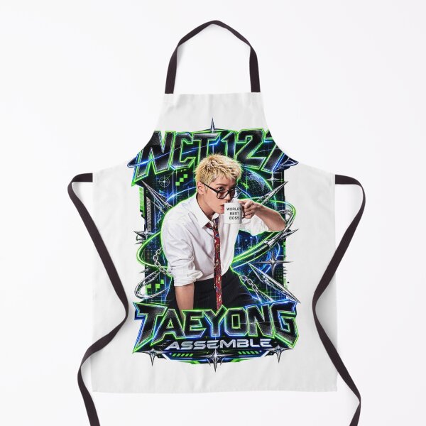 Item preview, Blingy Taeyong NCT Electric Green Tribal Chrome Graphic designed and sold by Valeree Store.