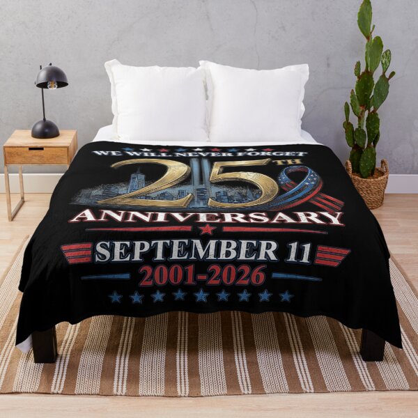 Item preview, 25th Anniversary Never Forget September 11 2001 Memorial Day designed and sold by RileyAngelaShop.