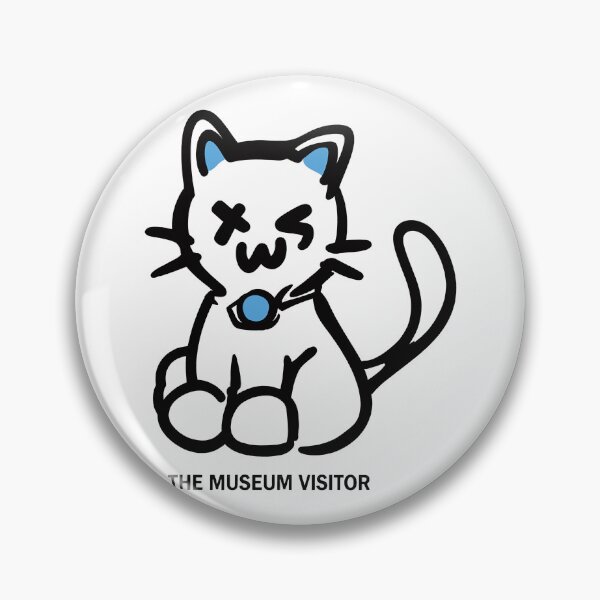 Item preview, Quirky Cat Museum Visitor Tee designed and sold by olacassandra.