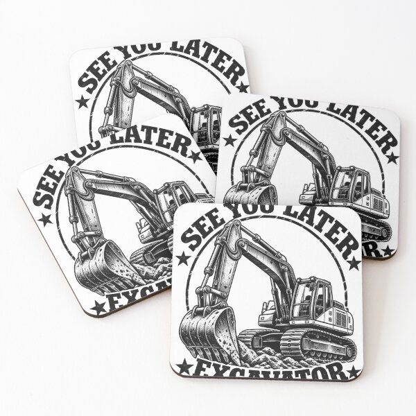 Item preview, See You Later Excavator – Heavy Equipment designed and sold by rachidloucif.