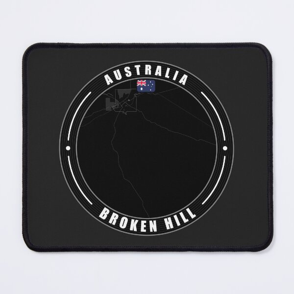 Item preview, Broken Hill Australia City Map  designed and sold by Thistle-TShop.