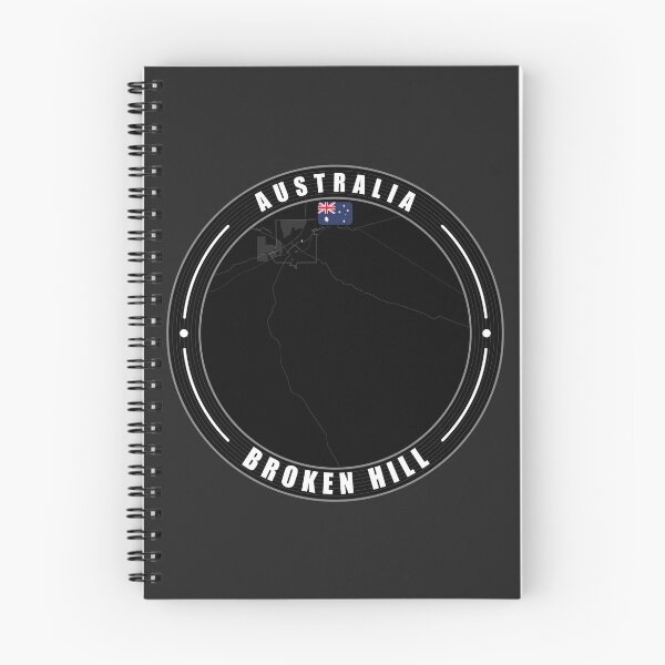 Item preview, Broken Hill Australia City Map  designed and sold by Thistle-TShop.
