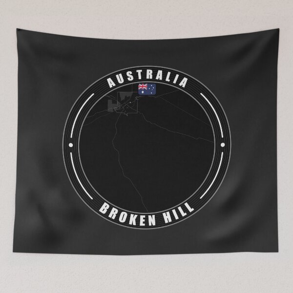 Item preview, Broken Hill Australia City Map  designed and sold by Thistle-TShop.