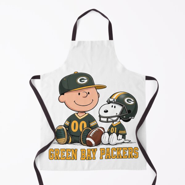 Item preview, Snoopy And Charlie Green Bay Football Fan designed and sold by CaneufeyCip.