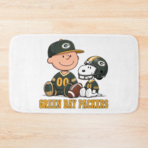 Item preview, Snoopy And Charlie Green Bay Football Fan designed and sold by CaneufeyCip.