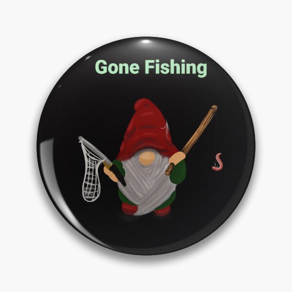 Item preview, Gnome, Gone Fishing designed and sold by Nightflyer Art.