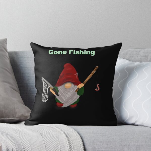 Item preview, Gnome, Gone Fishing designed and sold by Nightflyer Art.