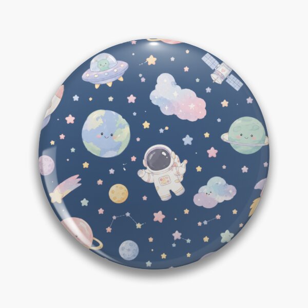 Item preview, Cute Watercolor Space Galaxy Seamless Pattern designed and sold by Skyrocketz.