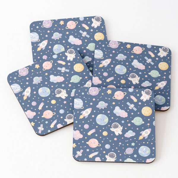 Item preview, Cute Watercolor Space Galaxy Seamless Pattern designed and sold by Skyrocketz.