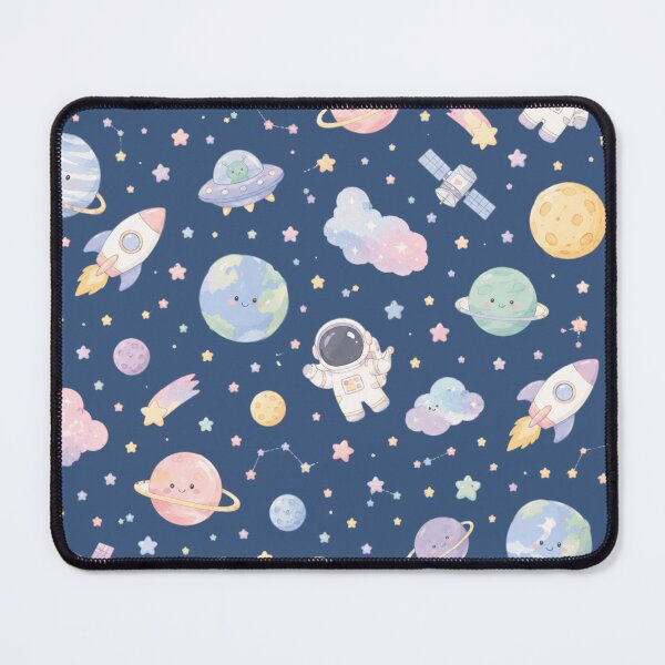 Item preview, Cute Watercolor Space Galaxy Seamless Pattern designed and sold by Skyrocketz.