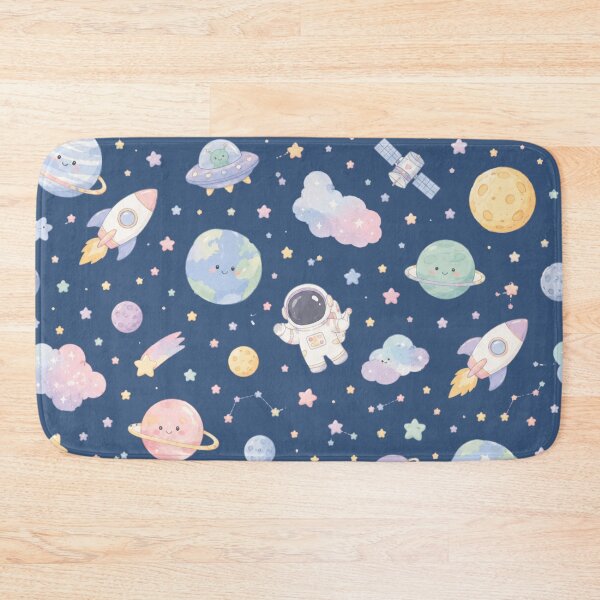 Item preview, Cute Watercolor Space Galaxy Seamless Pattern designed and sold by Skyrocketz.
