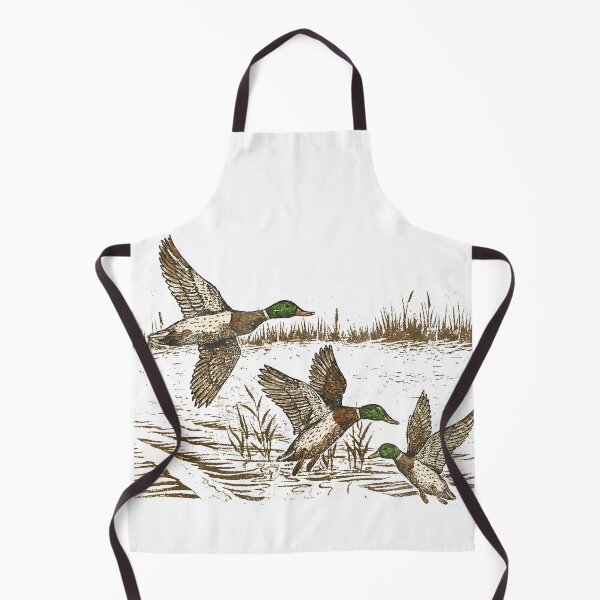 Item preview, Vintage Mallard Ducks Flying Waterfowl Marsh Hunting Wildlife Graphic designed and sold by Thedustyart.