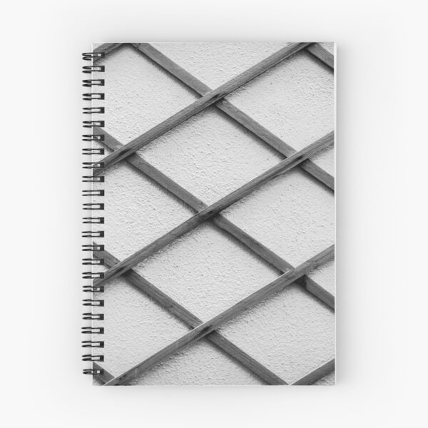 Item preview, Black and White Lattice Fence Pattern on Textured Wall for Abstract Backgrounds designed and sold by Nmallia.