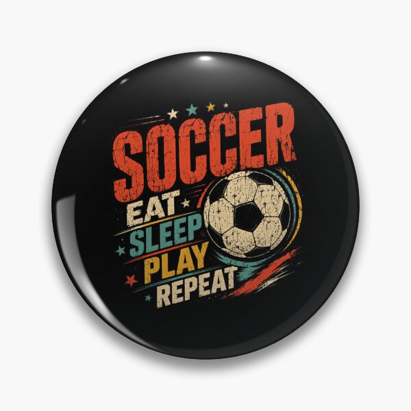 Item preview, Soccer Eat Sleep Play Repeat Player Fan Athlete Hobby designed and sold by SkeletonsDanger.