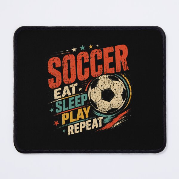 Item preview, Soccer Eat Sleep Play Repeat Player Fan Athlete Hobby designed and sold by SkeletonsDanger.