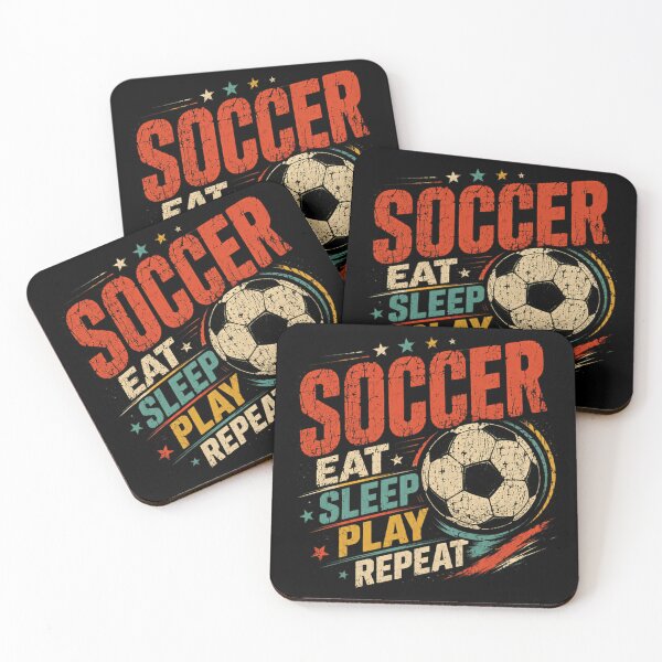 Item preview, Soccer Eat Sleep Play Repeat Player Fan Athlete Hobby designed and sold by SkeletonsDanger.