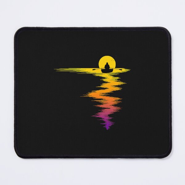 Item preview, Rowboat Sunset Reflection designed and sold by YarningsandYear.