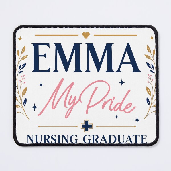 Item preview, Daughter Nursing Graduation Emma | Personalized Nurse Graduate | Class of 2026 designed and sold by TeeVerse27.