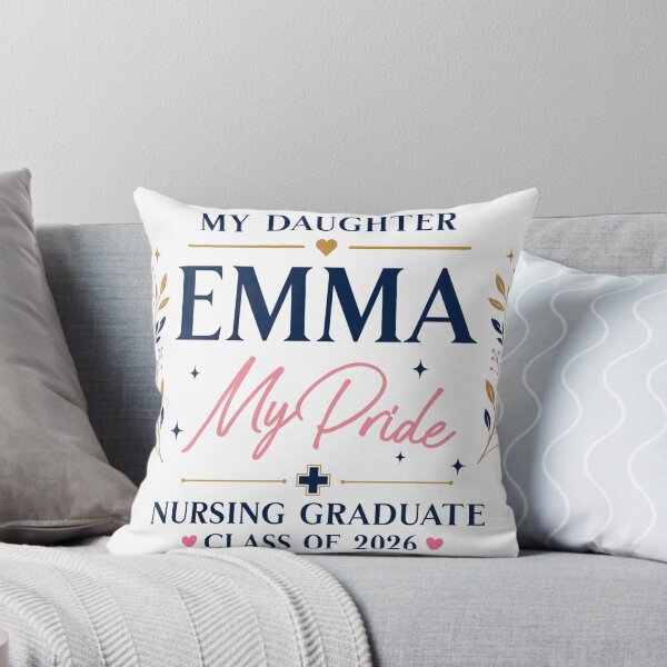 Item preview, Daughter Nursing Graduation Emma | Personalized Nurse Graduate | Class of 2026 designed and sold by TeeVerse27.