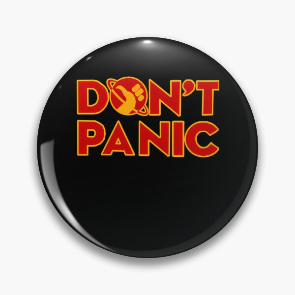 Item preview, Don'T Panic The Hitchhiker'S Guide To The Galaxy designed and sold by nehme-art-house.