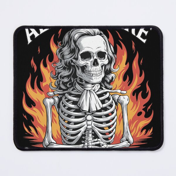 Item preview, Sarcastic Skeleton in Wig Flames Equal designed and sold by SANTIAGOISNEROS.