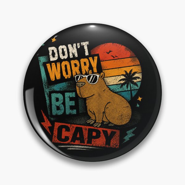 Item preview, Don't Worry Be Capy Capybara Lover Animal Humor designed and sold by JonesFlora2025.