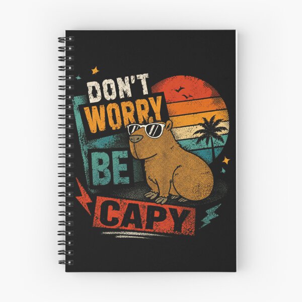 Item preview, Don't Worry Be Capy Capybara Lover Animal Humor designed and sold by JonesFlora2025.