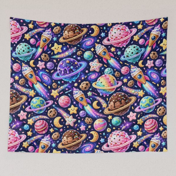 Item preview, Kawaii Ice Cream Galaxy designed and sold by Side Quest Co..