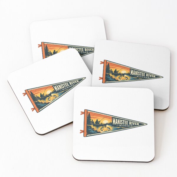 Item preview, Manistee River Michigan Fishing Angler Outdoors Travel designed and sold by Simsimah26Parks.