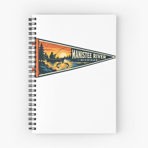 Item preview, Manistee River Michigan Fishing Angler Outdoors Travel designed and sold by Simsimah26Parks.